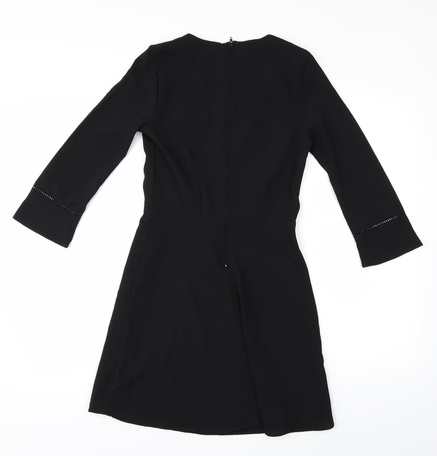 Preworn Womens Black   A-Line  Size 8