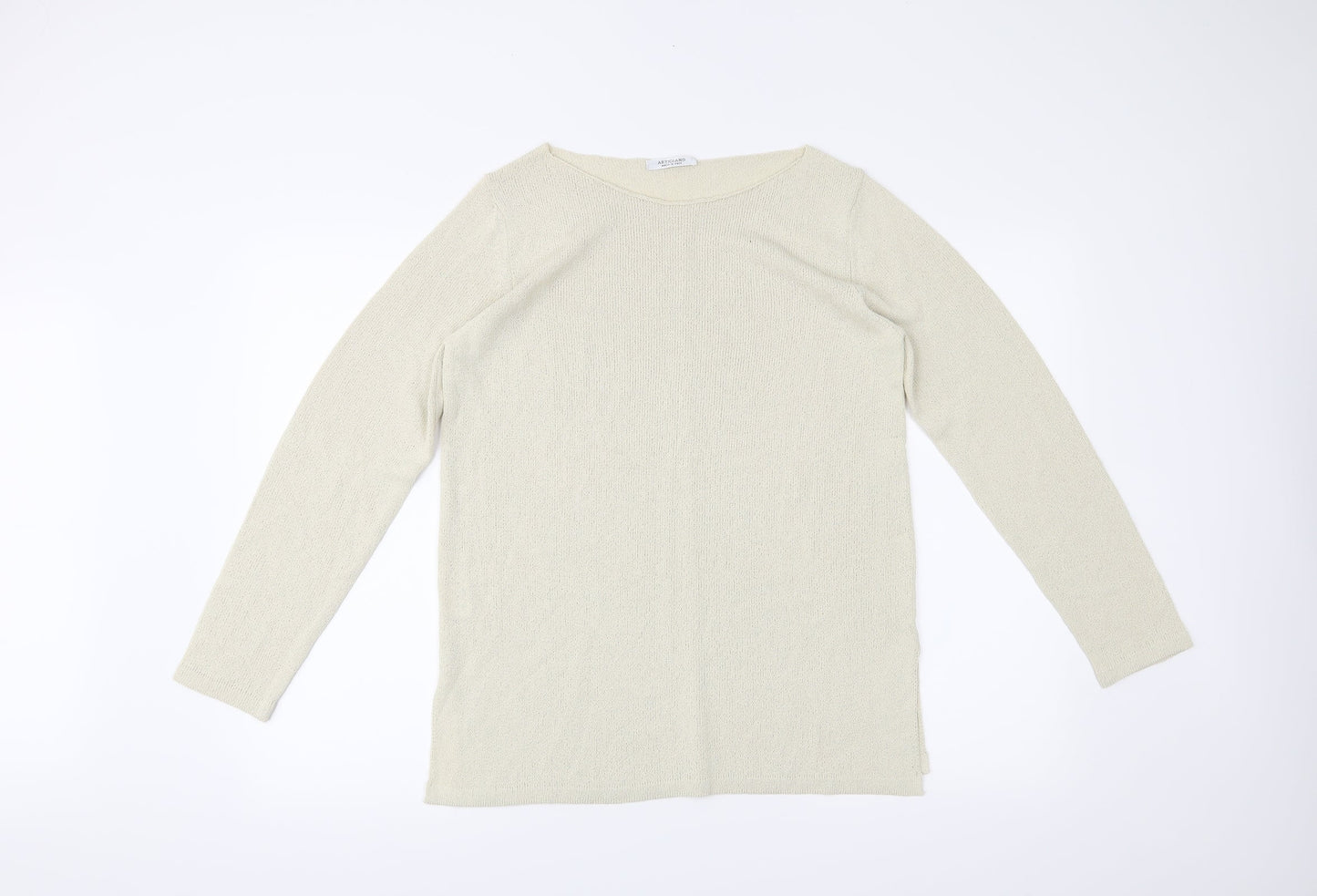 Artigiano Womens Beige   Pullover Jumper Size 12