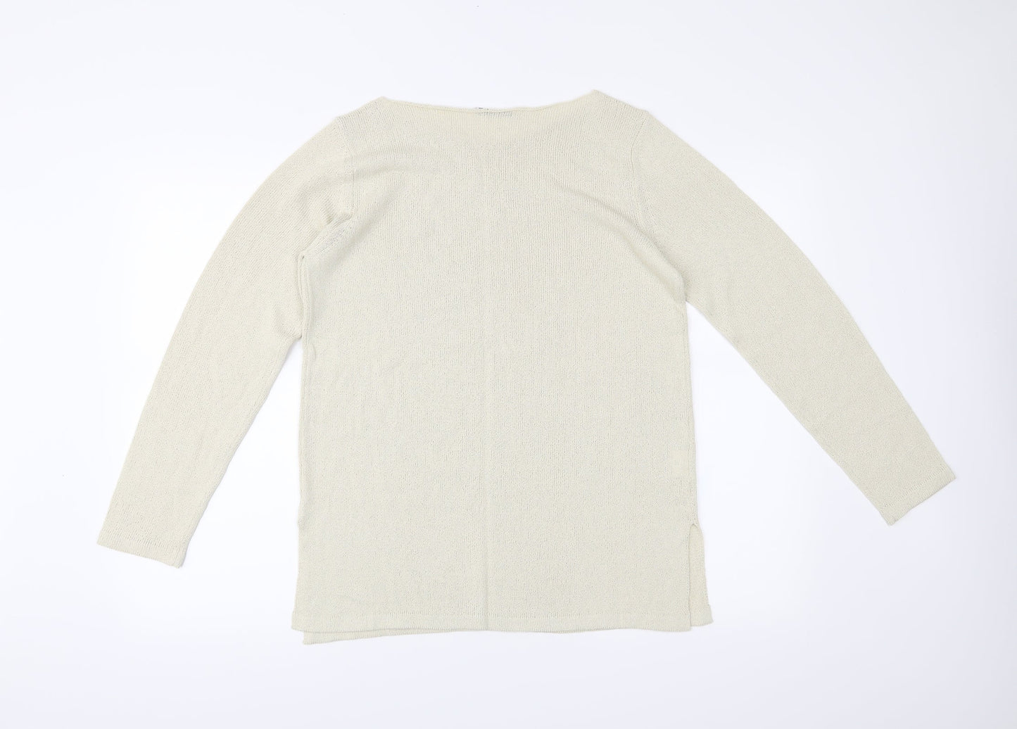 Artigiano Womens Beige   Pullover Jumper Size 12