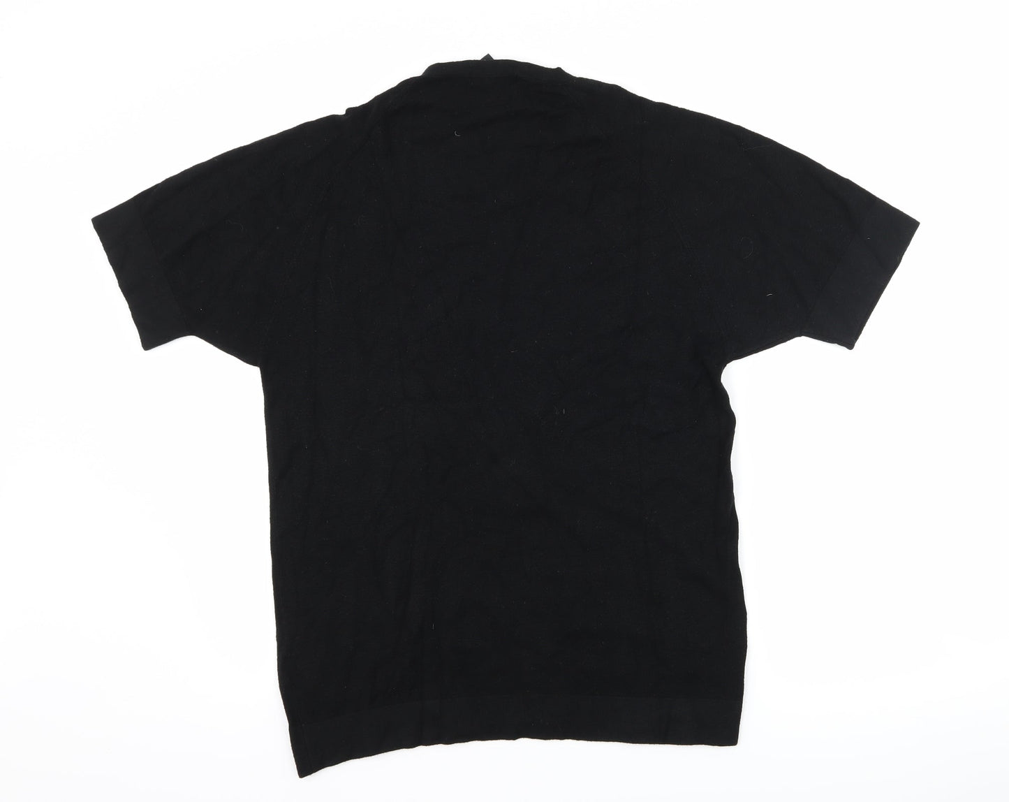 Kenneth Cole Womens Black   Basic T-Shirt Size L
