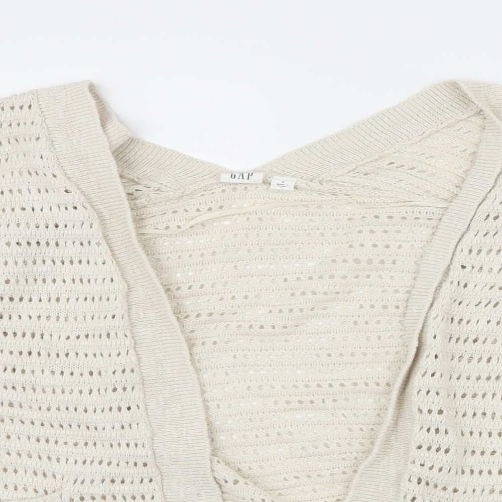 Gap Womens Ivory   Cardigan Jumper Size S