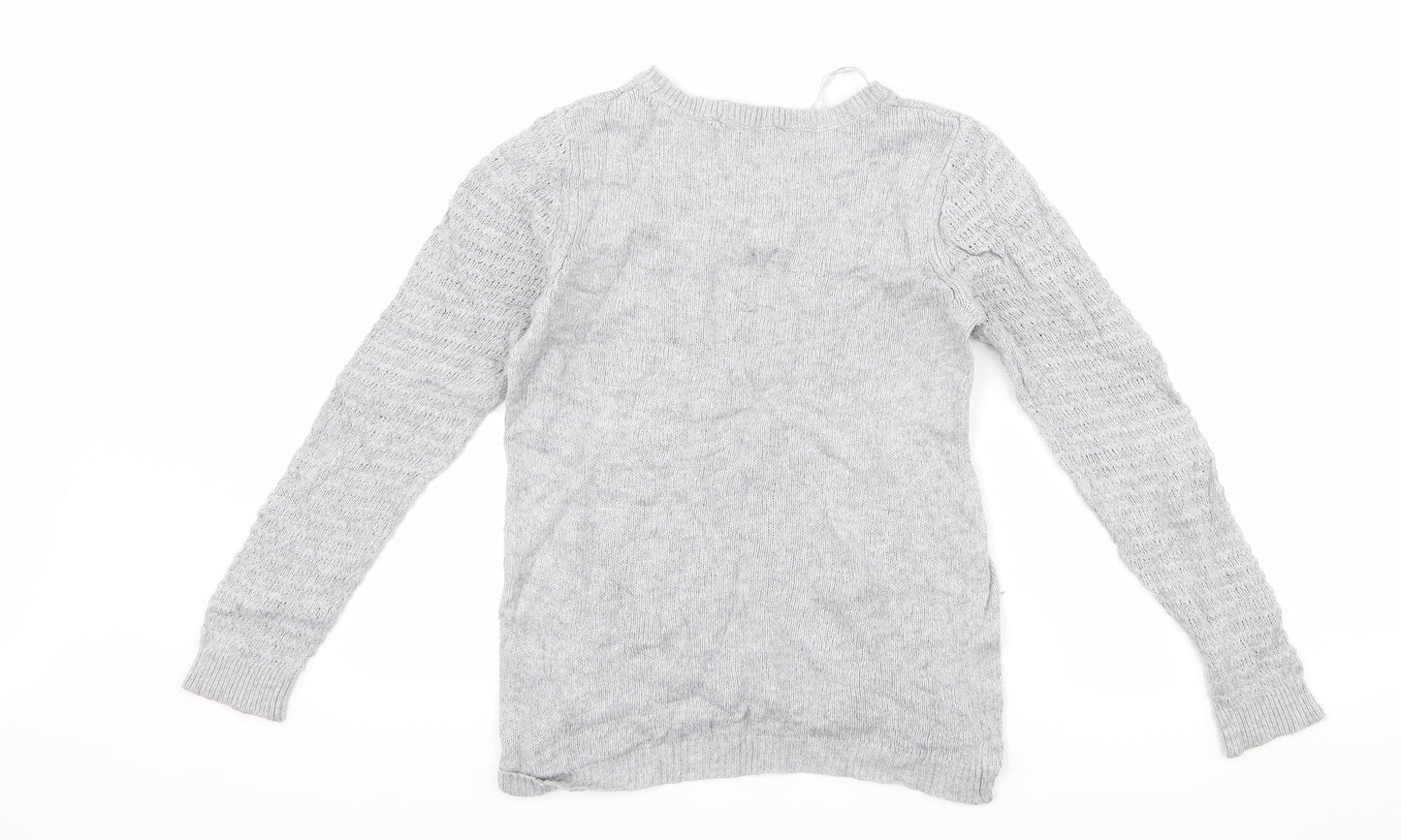 Dorothy Perkins Womens Grey   Pullover Jumper Size 10