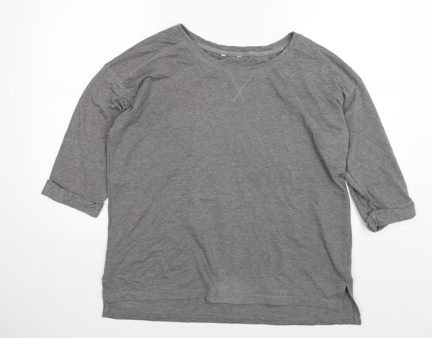 Marks and Spencer Womens Grey  Knit Pullover Jumper Size 14