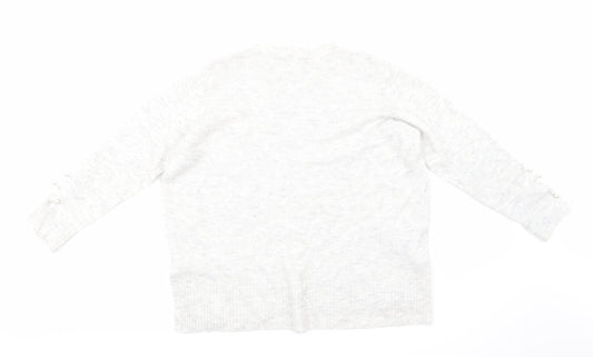 Dorothy Perkins Womens Grey   Pullover Jumper Size 18