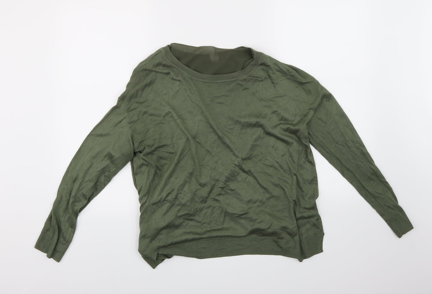 H&M  Womens Green   Pullover Jumper Size 12