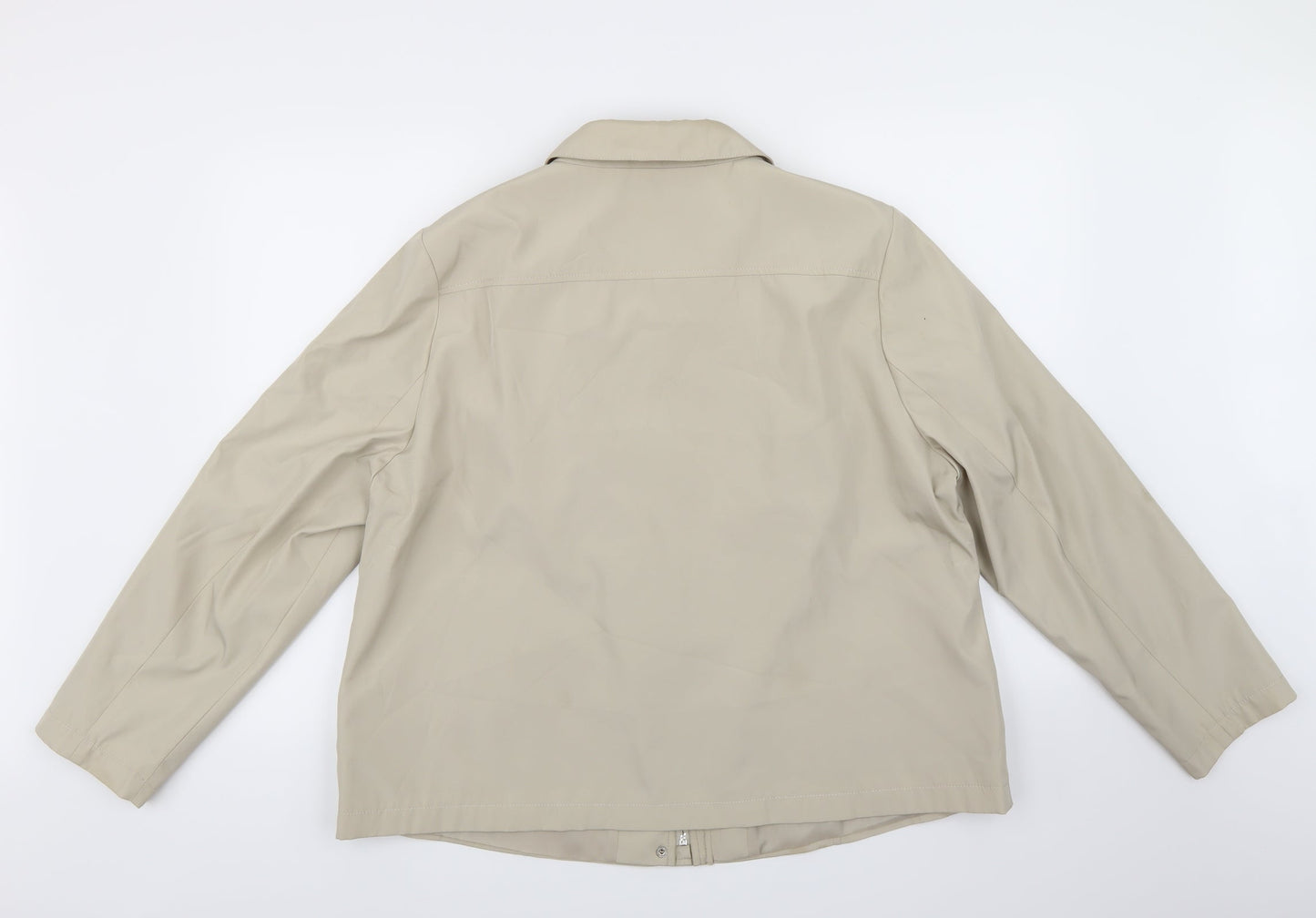 bm Collection Womens Beige   Jacket Coat Size 14