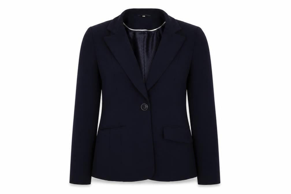 Style By Ewm Womens Blue   Jacket Blazer Size 10