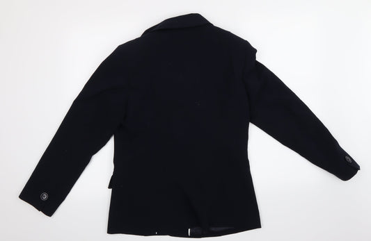 Style By Ewm Womens Blue   Jacket Blazer Size 10