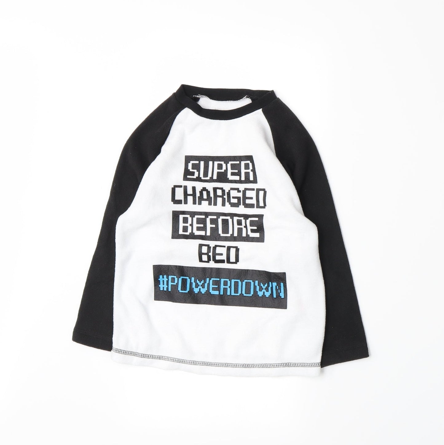 Studio Boys White  Fleece Pullover Sweatshirt Size 2-3 Years