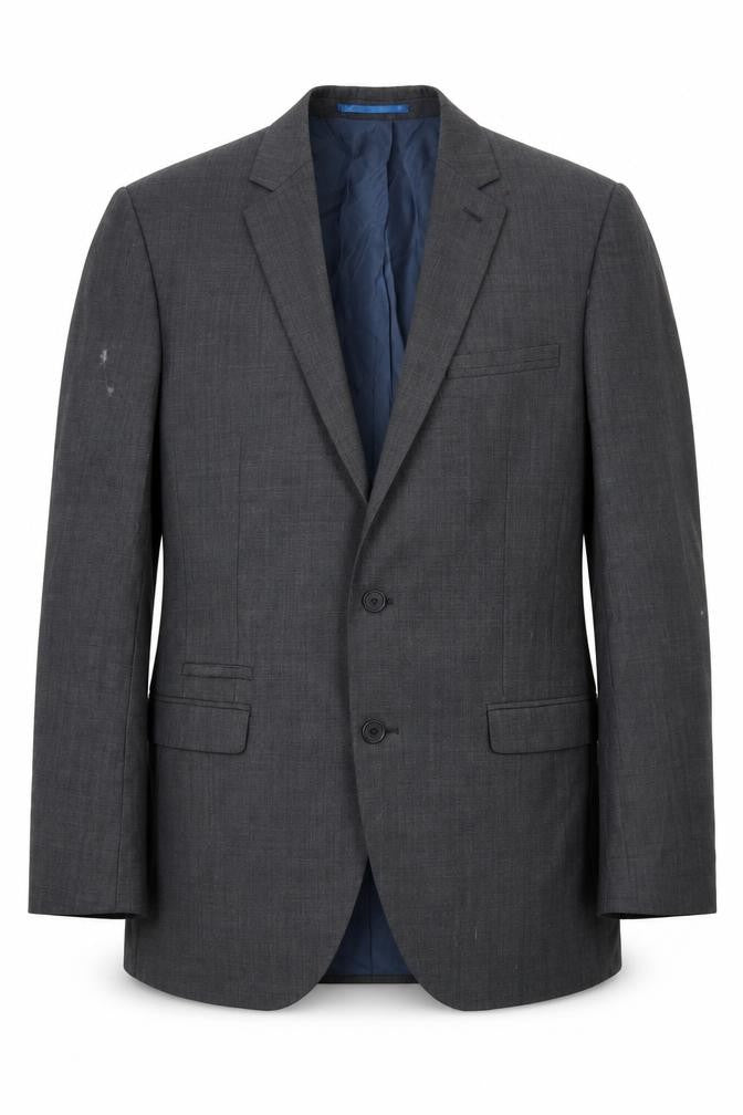 Front view of Next men’s grey jacket suit jacket, size 40