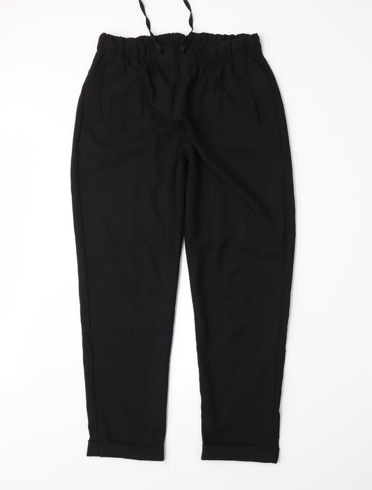 Bershka Girls Black   Dress Pants Trousers Size L