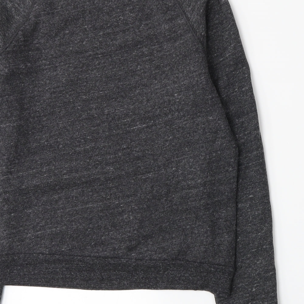 Topshop Womens Grey   Pullover Sweatshirt Size 8
