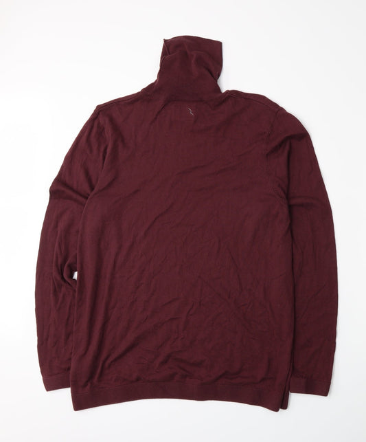 Topman Womens Red  Knit Pullover Jumper Size M
