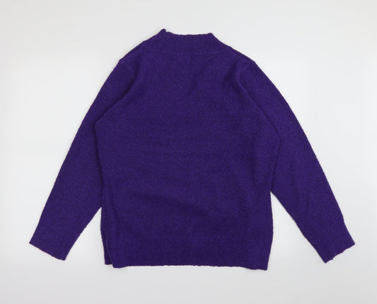 M&Co Womens Purple   Pullover Jumper Size 2XL