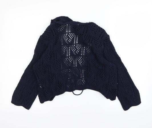M&Co Womens Blue   Cardigan Jumper Size M