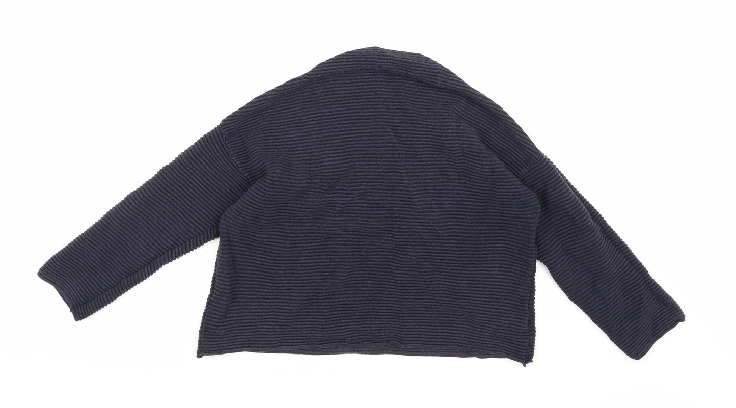 H&M Womens Blue   Pullover Jumper Size M