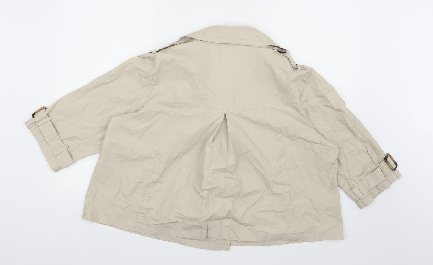 Garfield & Marks Womens Beige   Pea Coat Coat Size 18