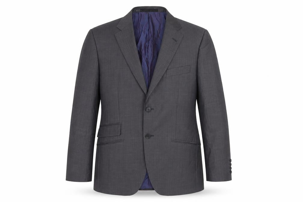 Front view of Marks & Spencer men’s grey jacket blazer, size 40