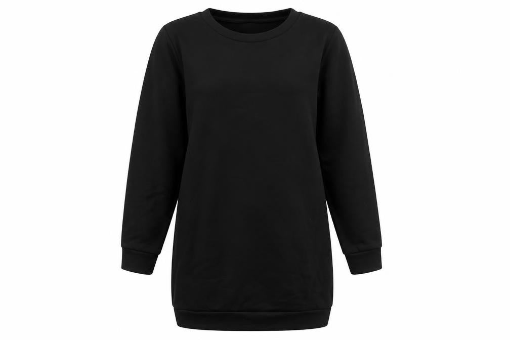 Front view of Preworn women’s black jumper, size M