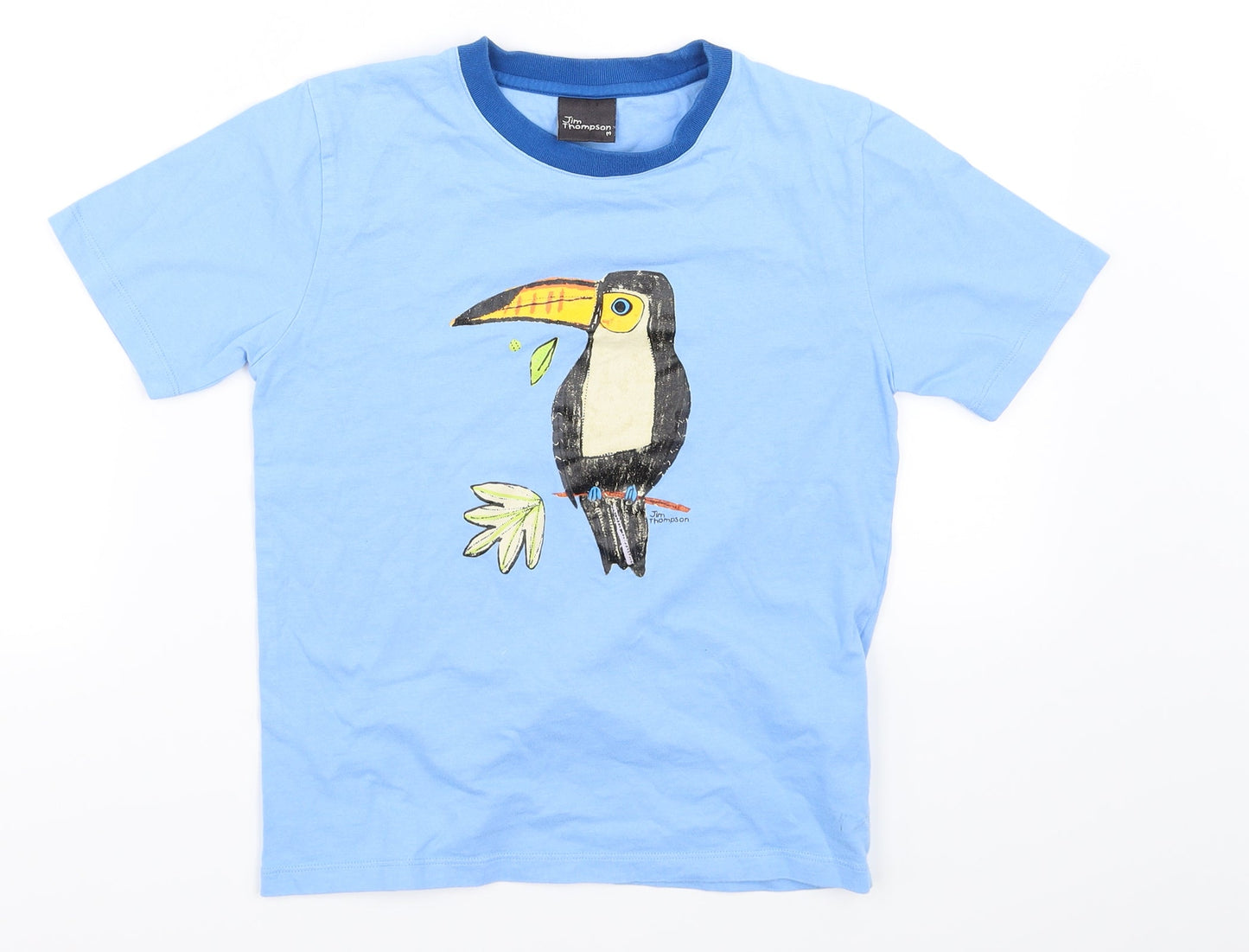 Jim Thompson Boys Blue   Basic T-Shirt Size M