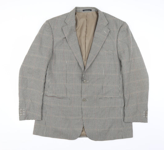 Carabou Mens Brown   Jacket Suit Jacket Size 42