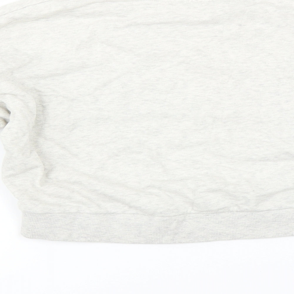Divided by H&M Womens Grey   Pullover Sweatshirt Size XS  - CROPPED