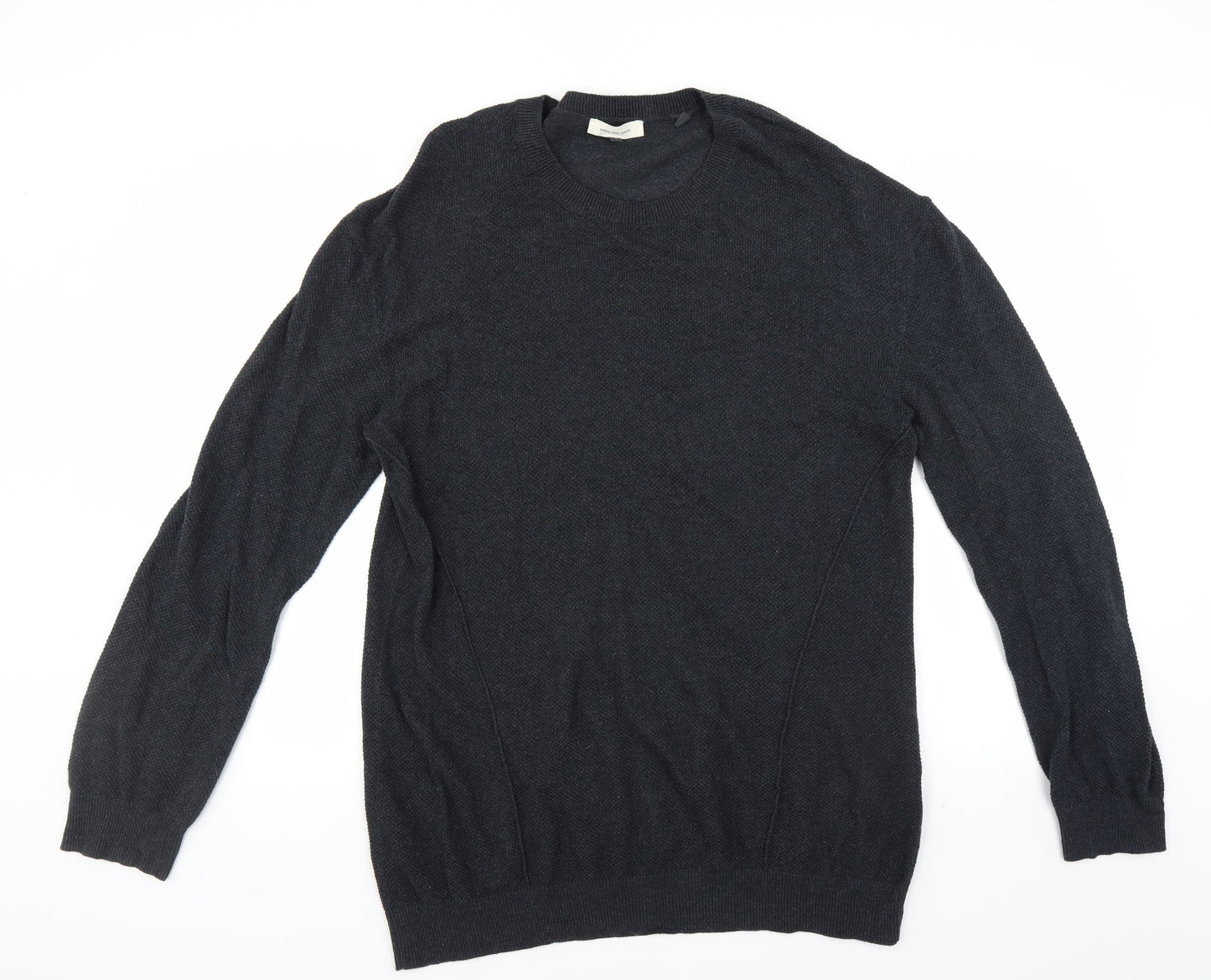 every day counts Mens Blue   Pullover Jumper Size M