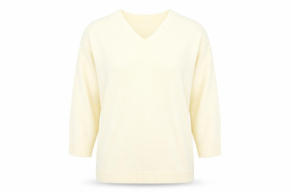 Front view of Julipa women’s yellow jumper, size UK 10