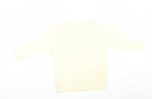 Julipa Womens Yellow   Pullover Jumper Size 10
