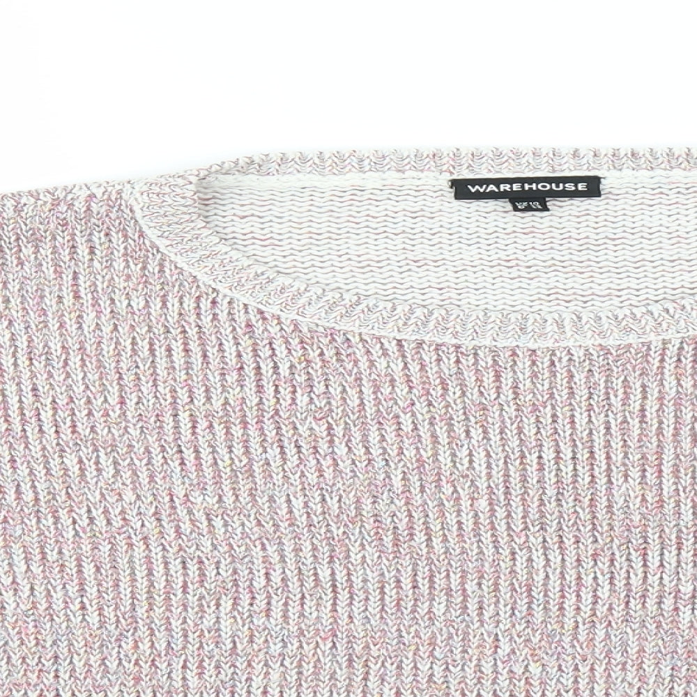 Warehouse Womens Pink   Pullover Jumper Size 10