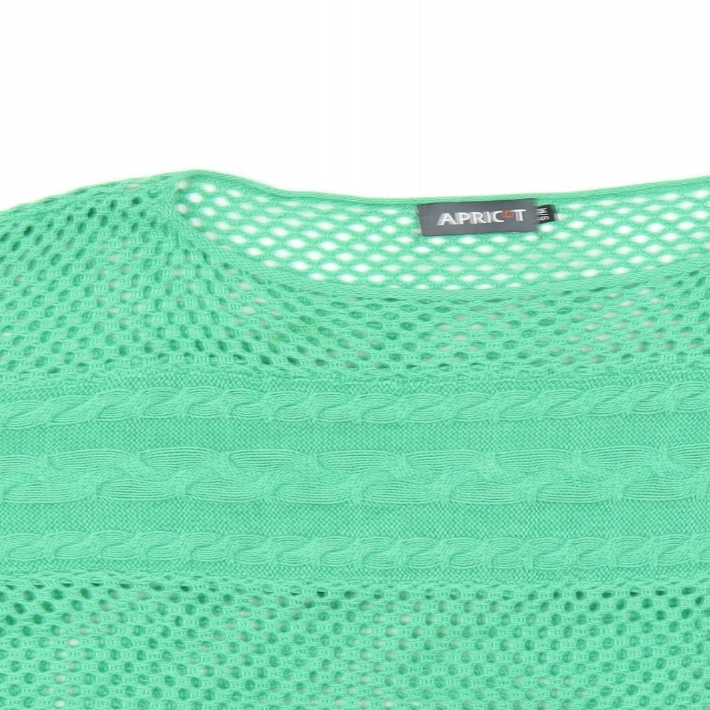 Apricot Womens Green   Pullover Jumper Size S