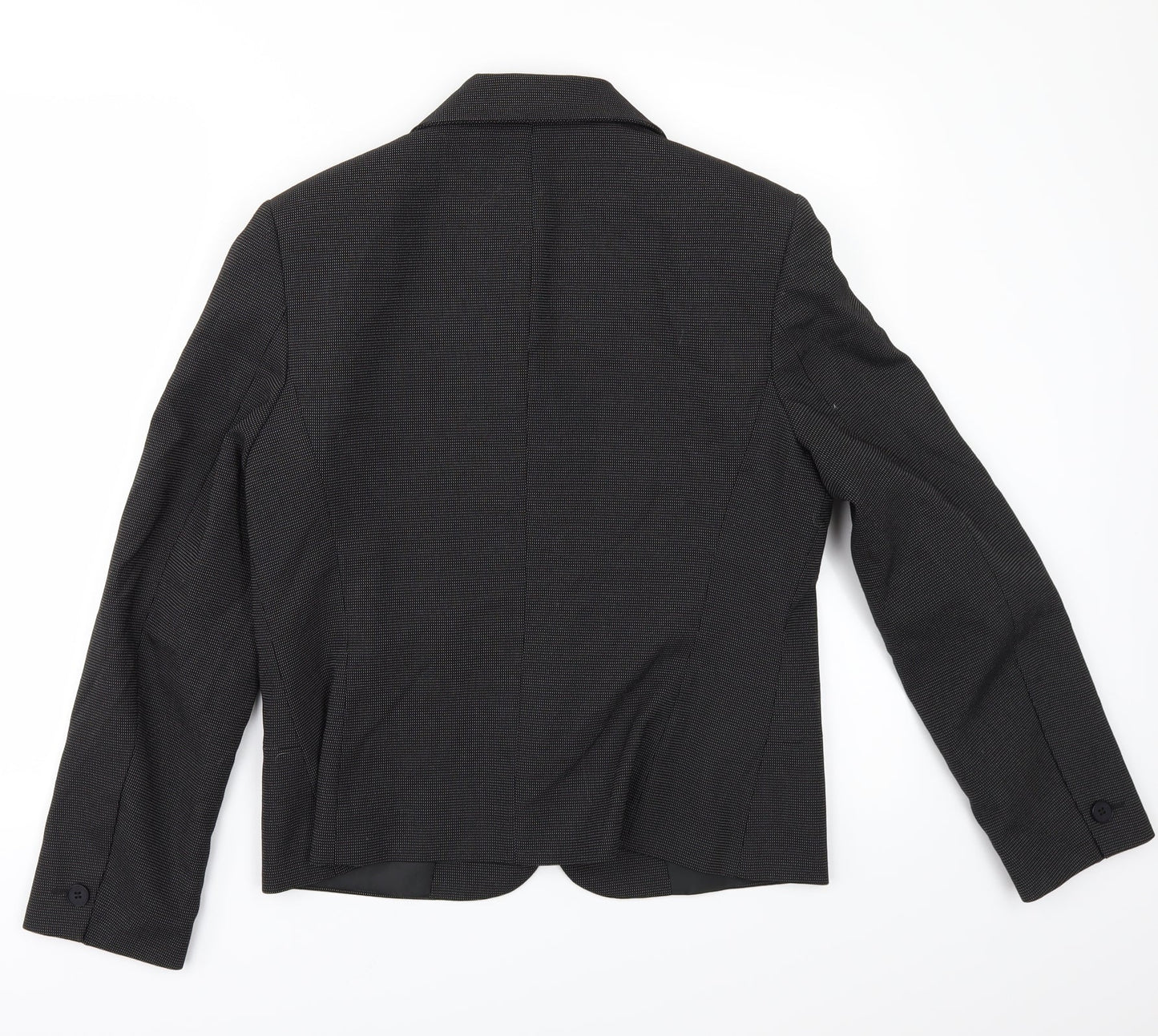 Preworn Womens Grey   Jacket Suit Jacket Size 34