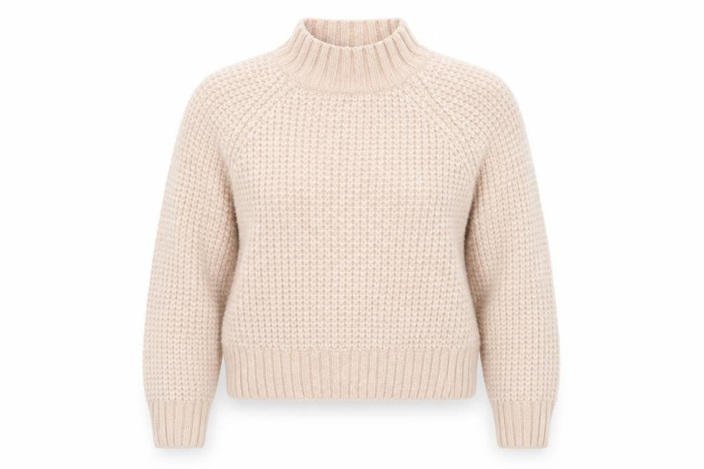 Front view of Divided by H&M women’s pink henley jumper, size S