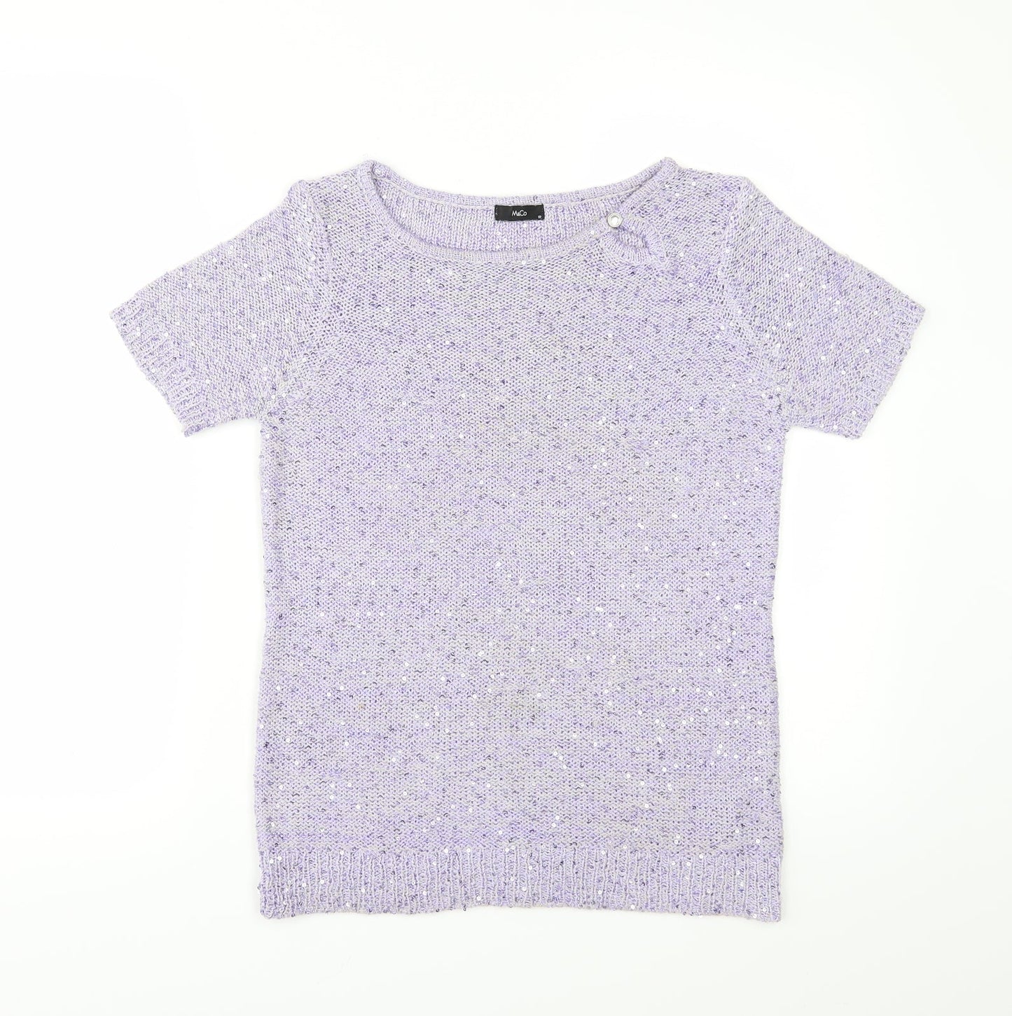 M&Co Womens Purple   Pullover Jumper Size 10