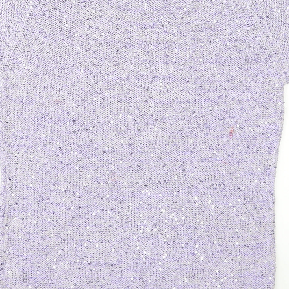 M&Co Womens Purple   Pullover Jumper Size 10