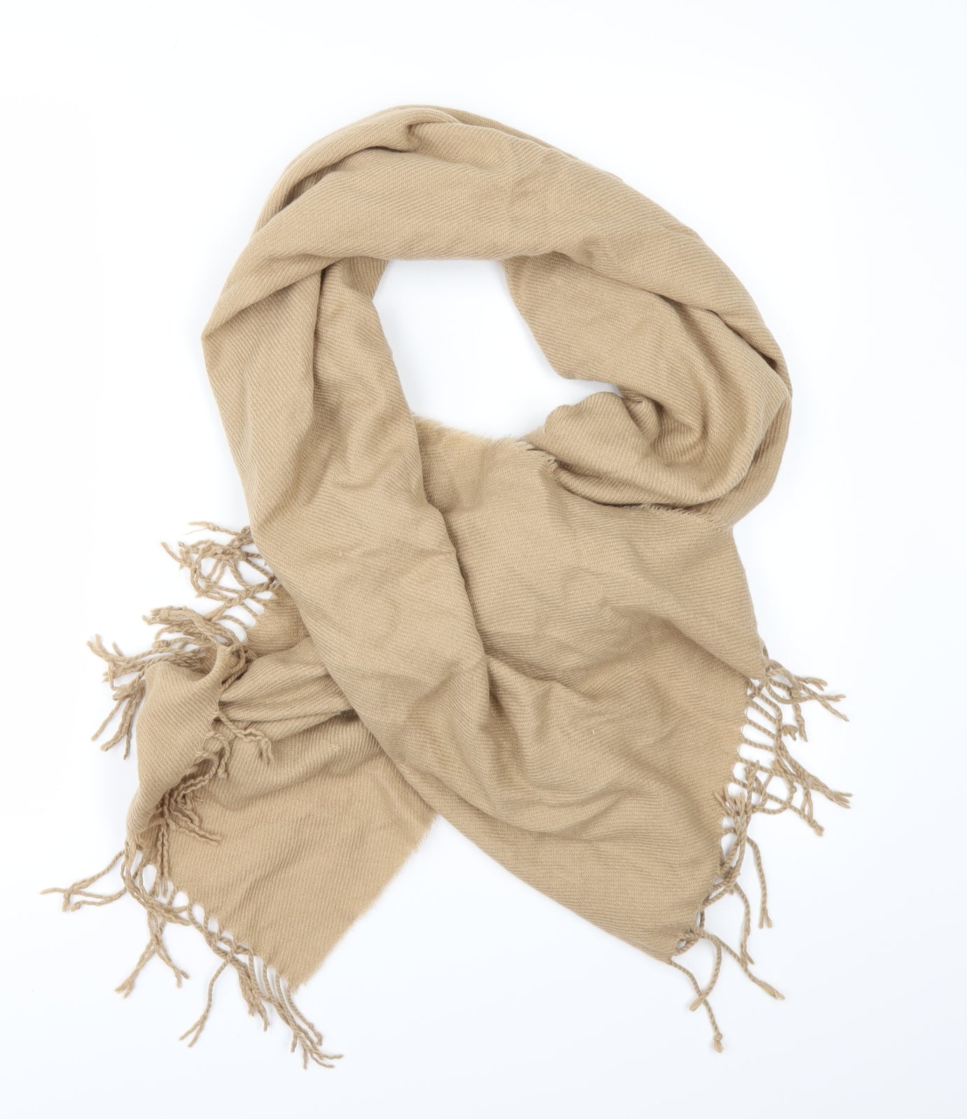 Preworn Womens Beige    Scarf