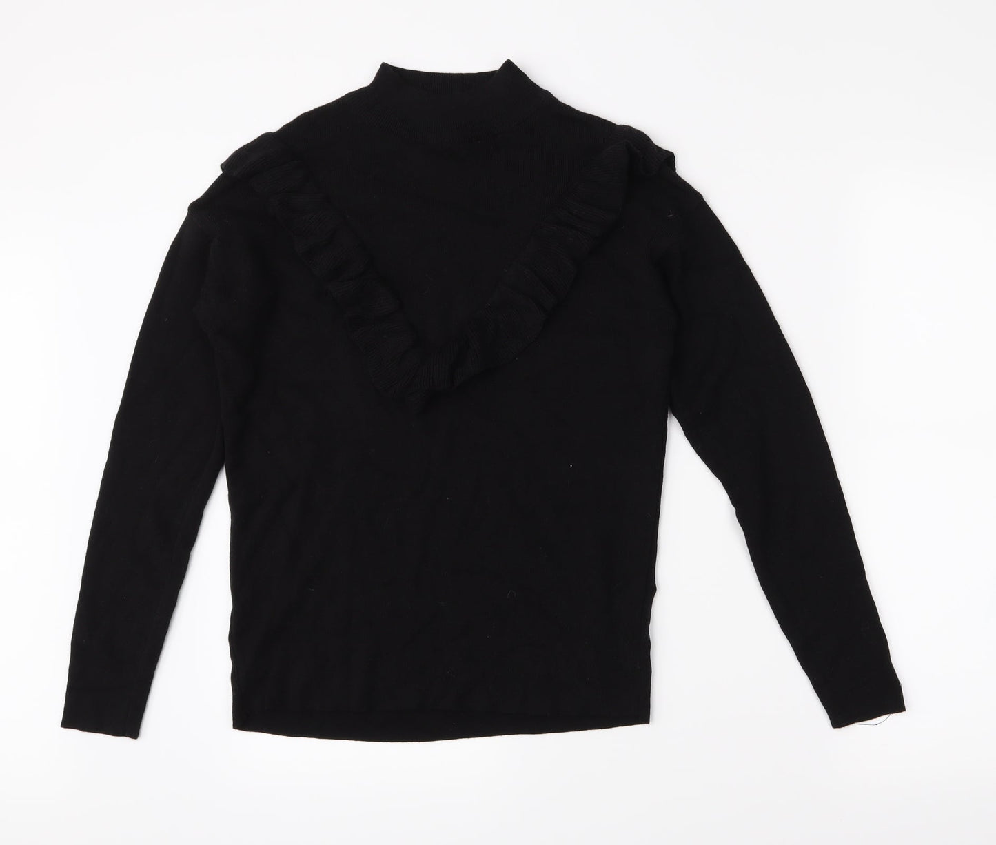New Look Womens Black  Knit Pullover Jumper Size S