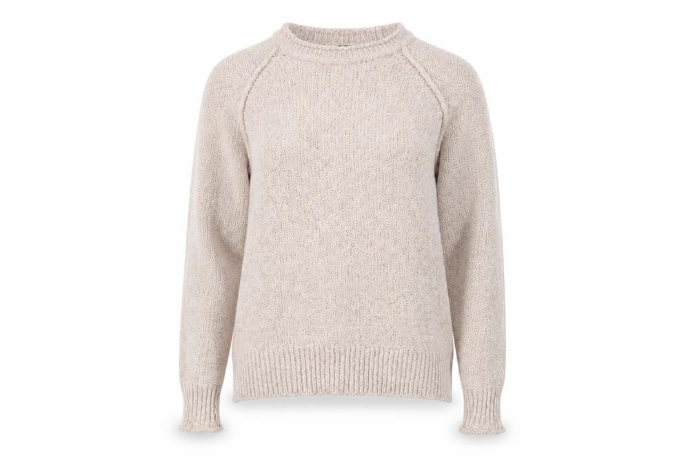 Front view of Papaya women’s pink knit jumper, size UK 8