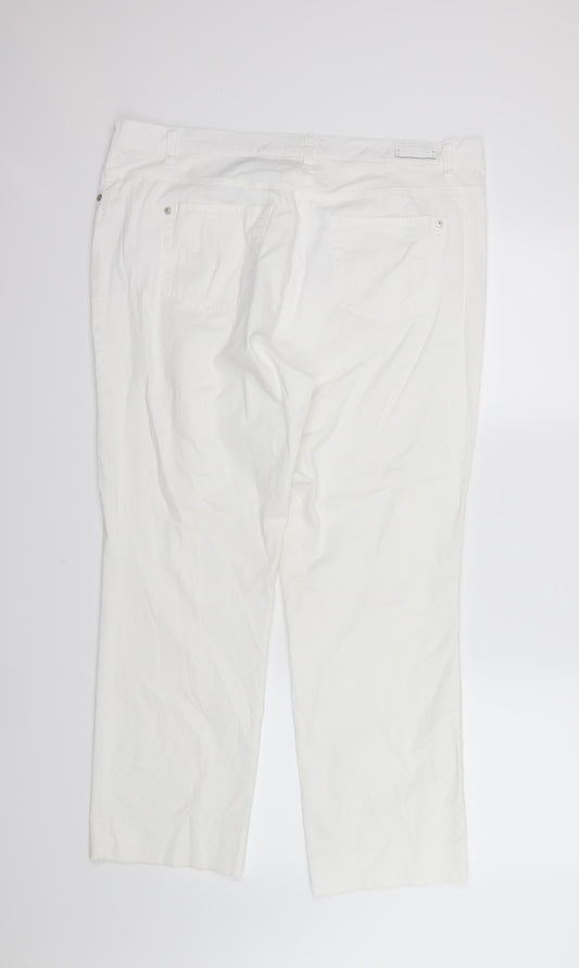 Gerry Weber Womens White   Trousers  Size 20 L28 in
