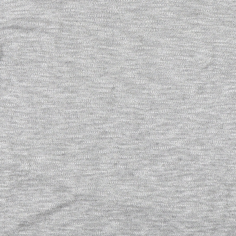 Papaya Womens Grey   Pullover Jumper Size S  - Ruffle Sleeve