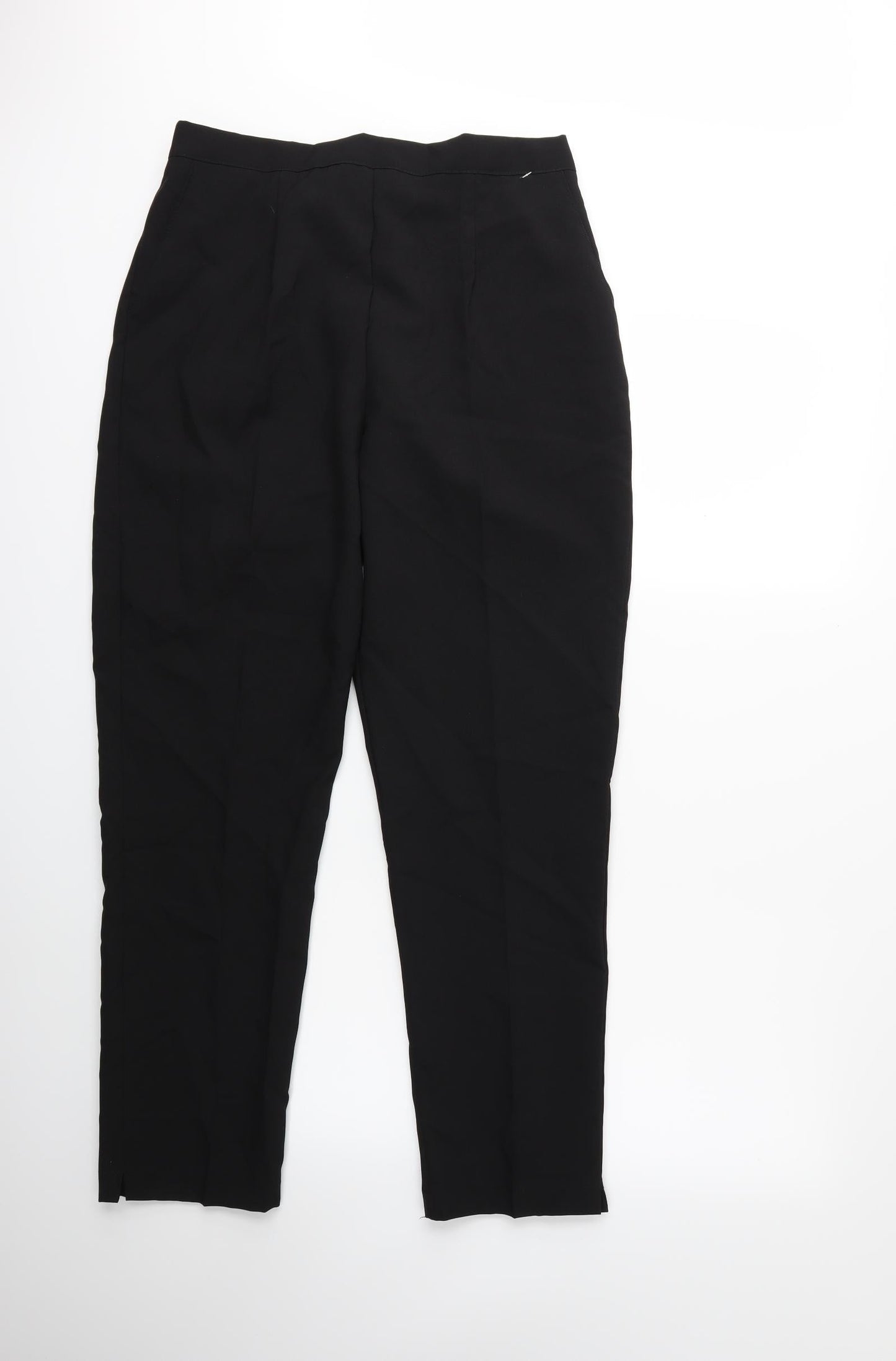 Preworn Womens Black   Trousers  Size 14 L30 in