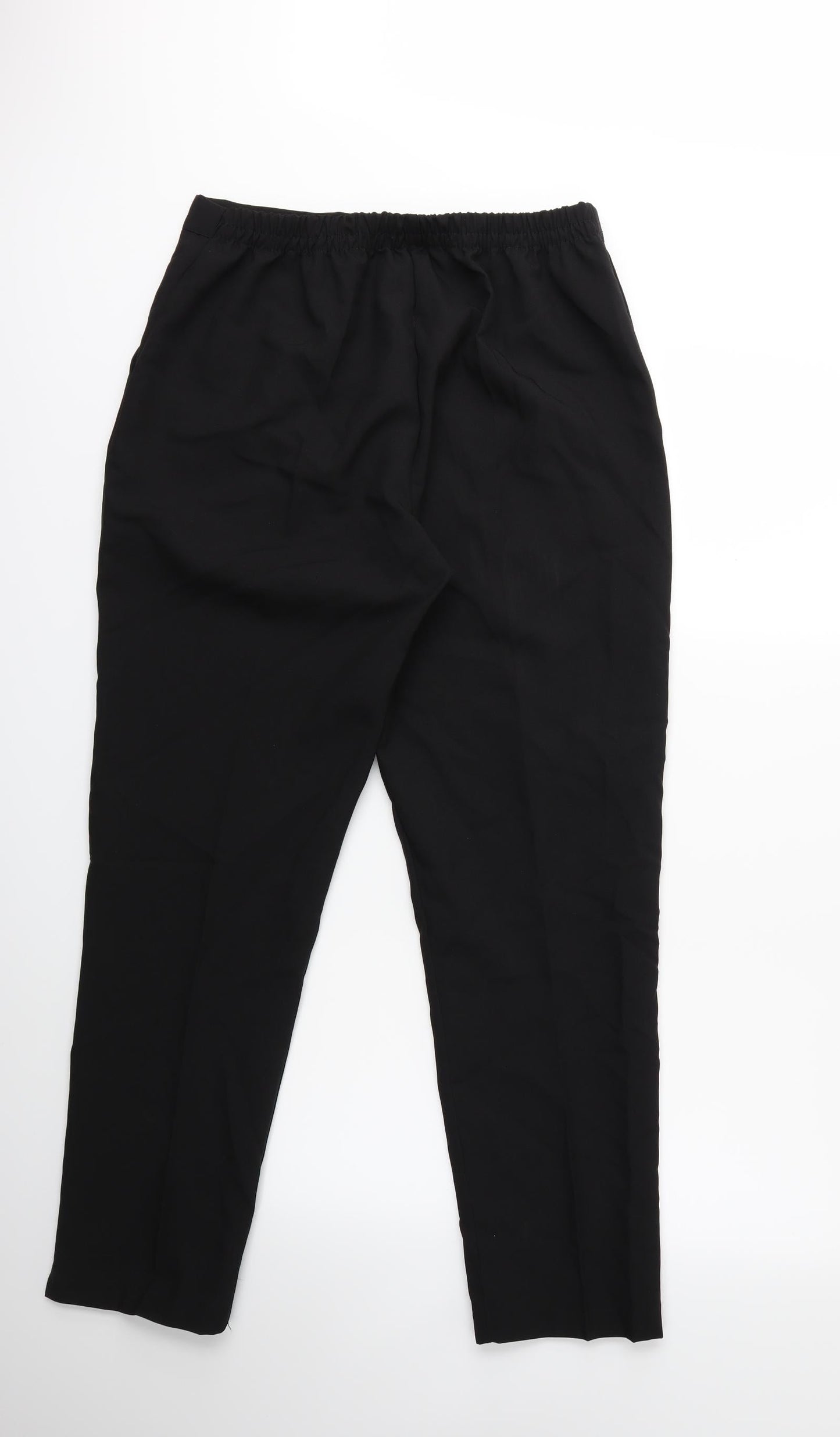 Preworn Womens Black   Trousers  Size 14 L30 in