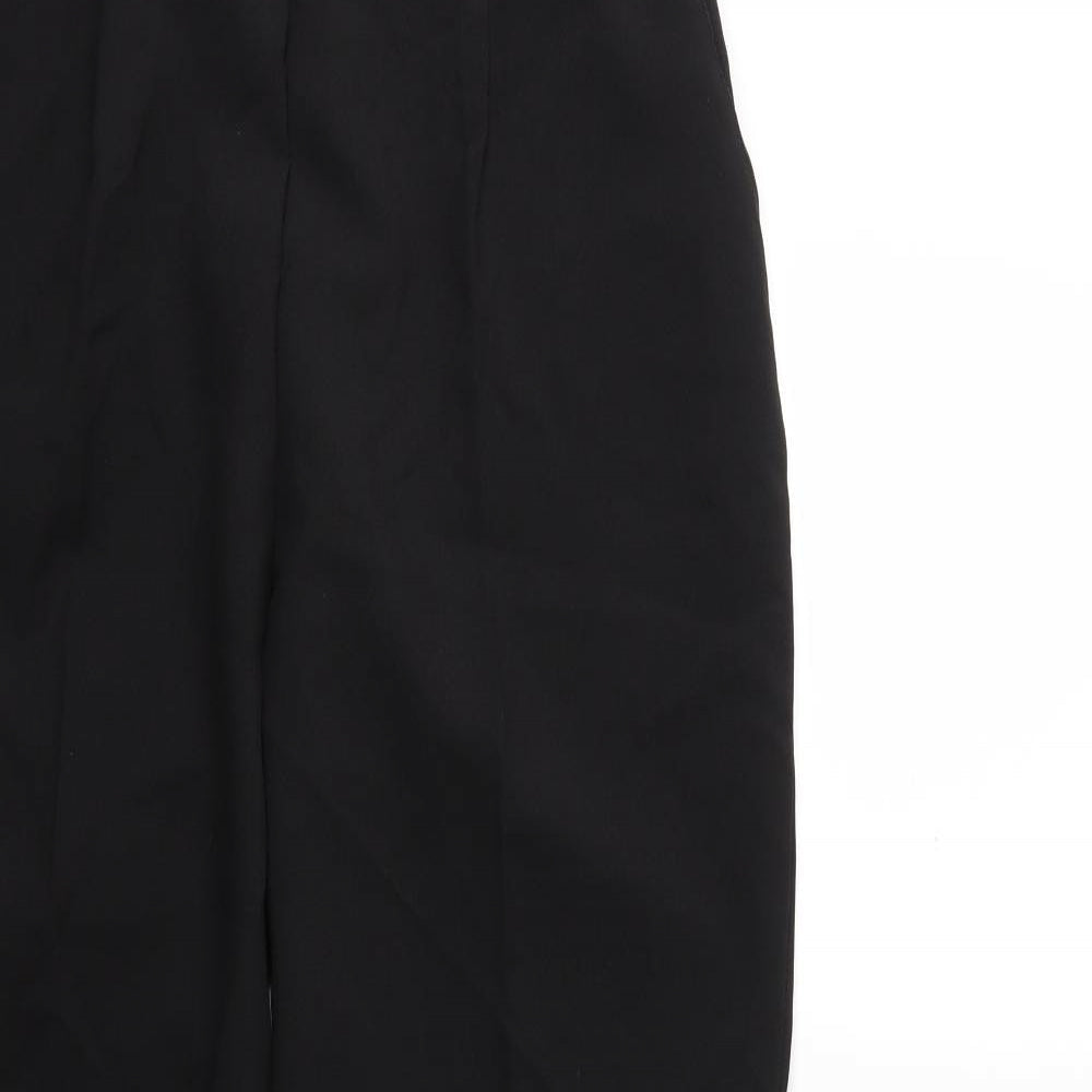Preworn Womens Black   Trousers  Size 14 L30 in