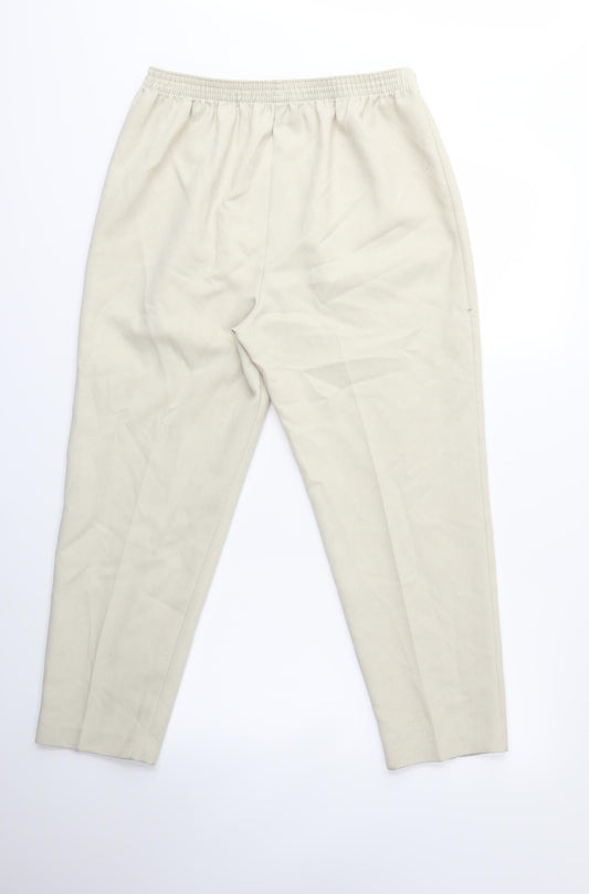 Berkertex Womens Beige   Trousers  Size 14 L26 in