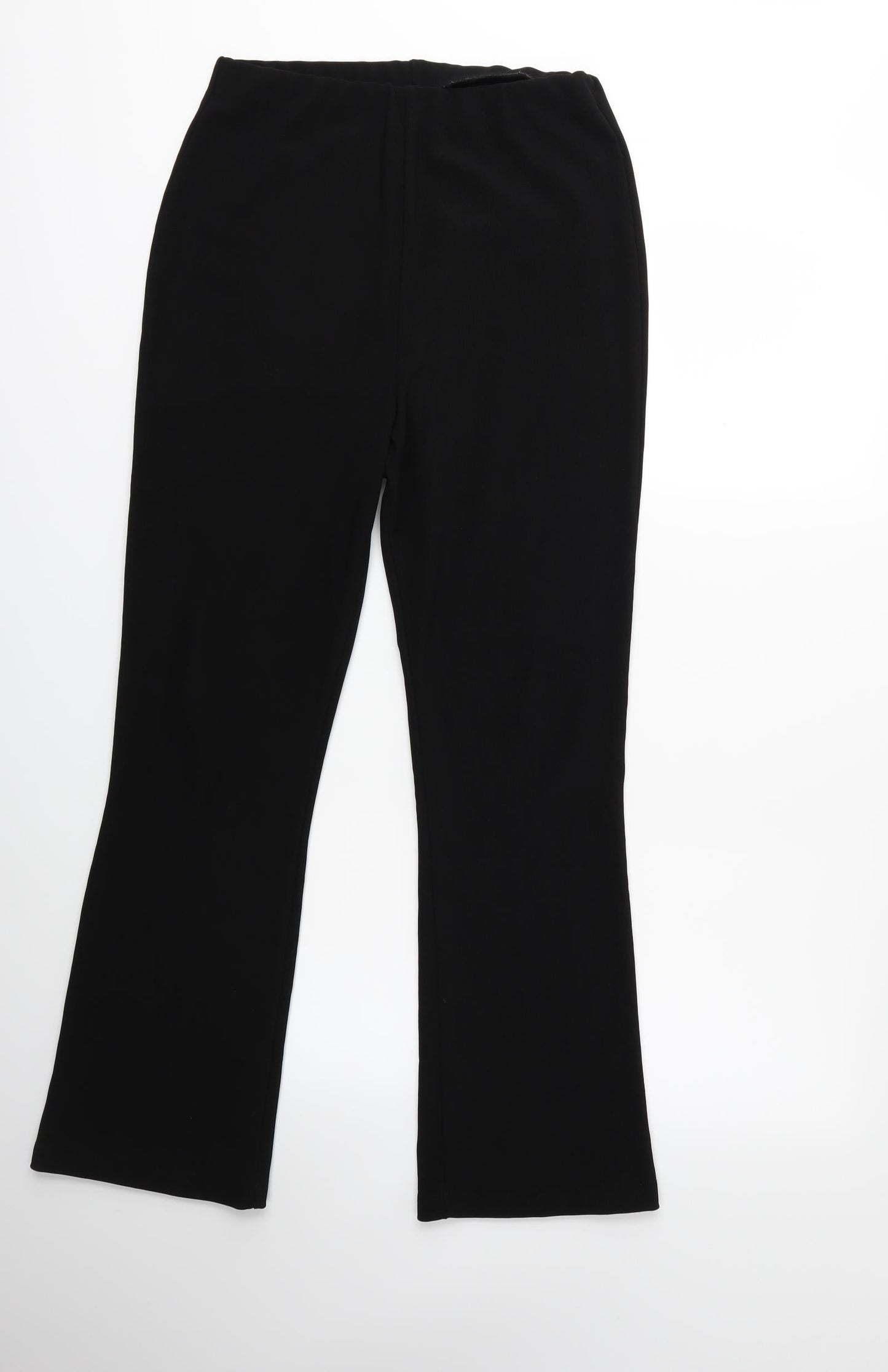 Preworn Womens Black   Trousers  Size 12 L30 in