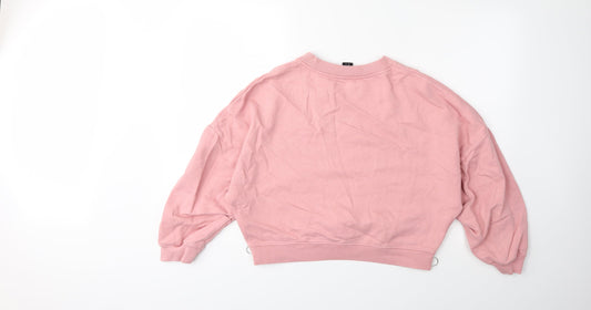 Lindex Womens Pink   Pullover Sweatshirt Size M