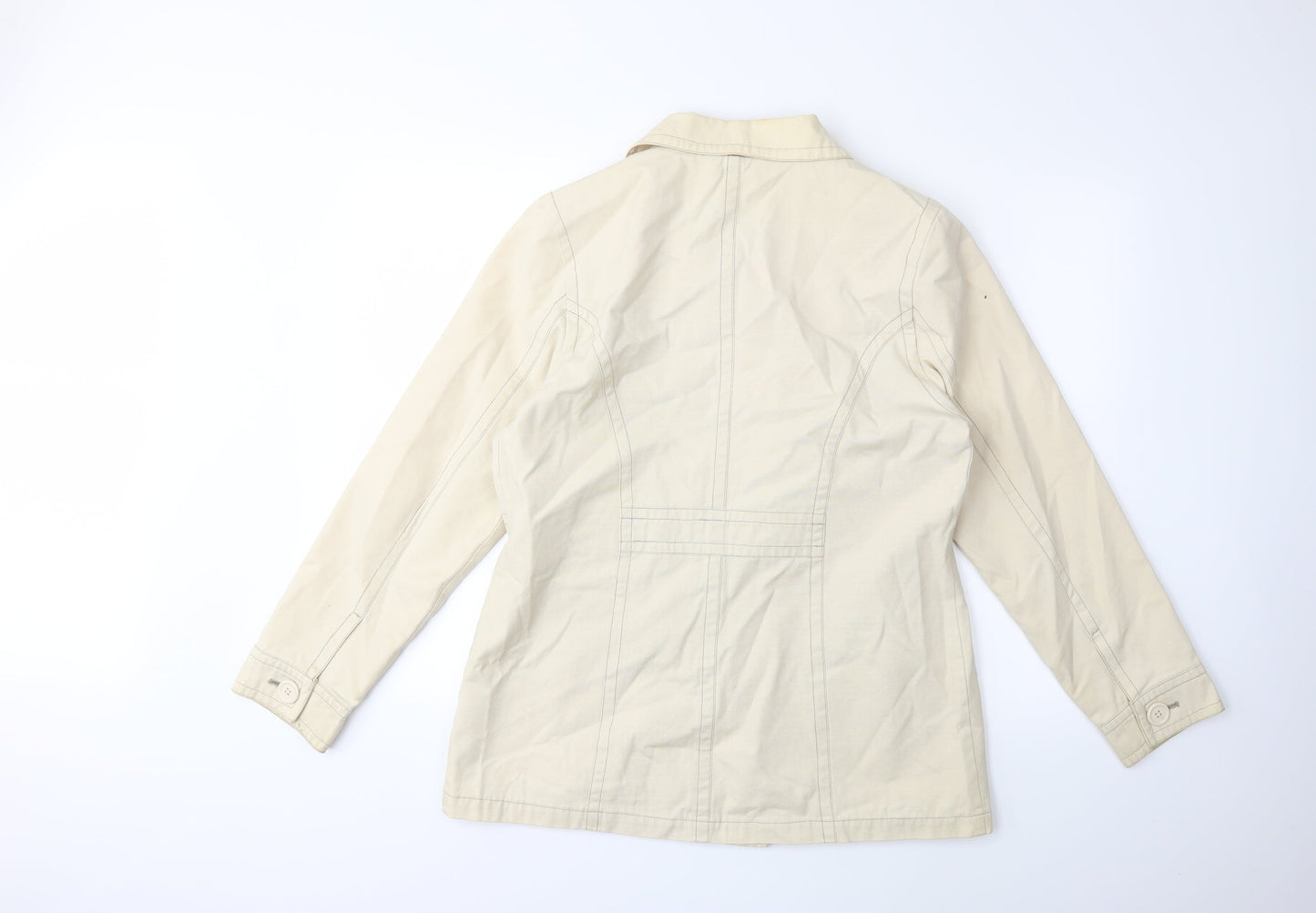 Dorothy Perkins Womens Beige   Jacket  Size 14