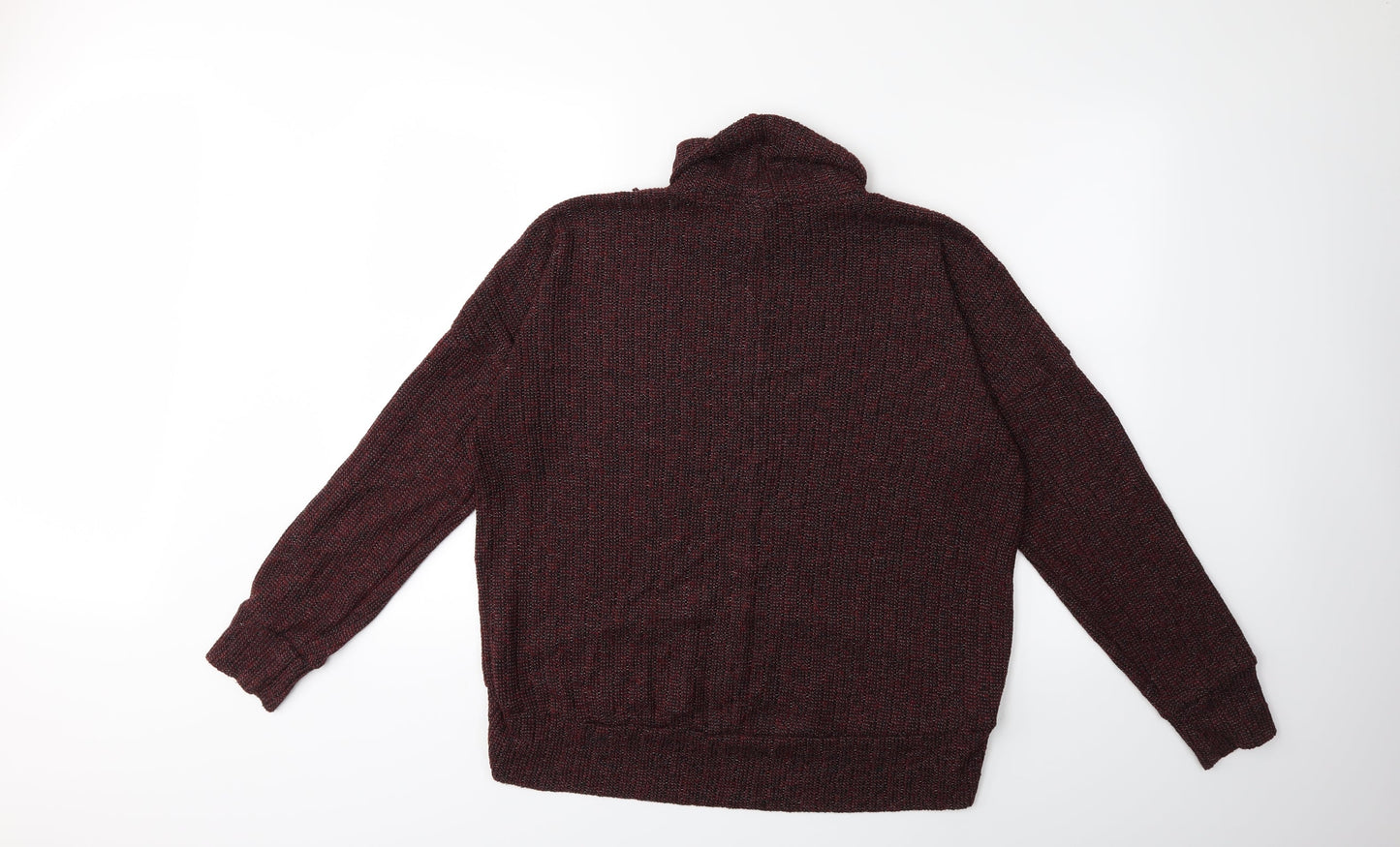 Topshop Womens Red  Knit Pullover Jumper Size 10