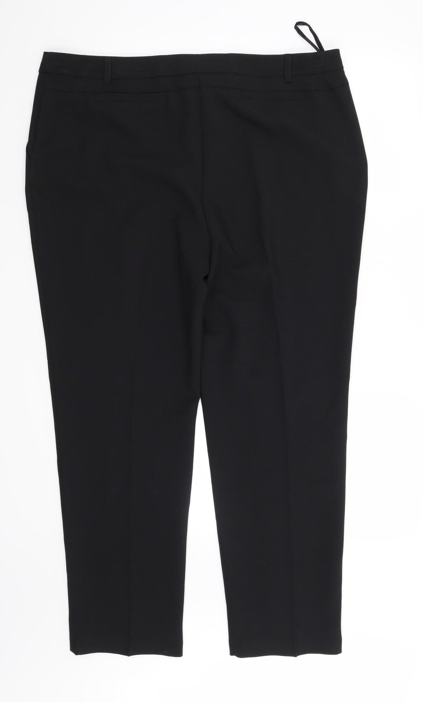 Peacocks Womens Black   Trousers  Size 18 L28 in