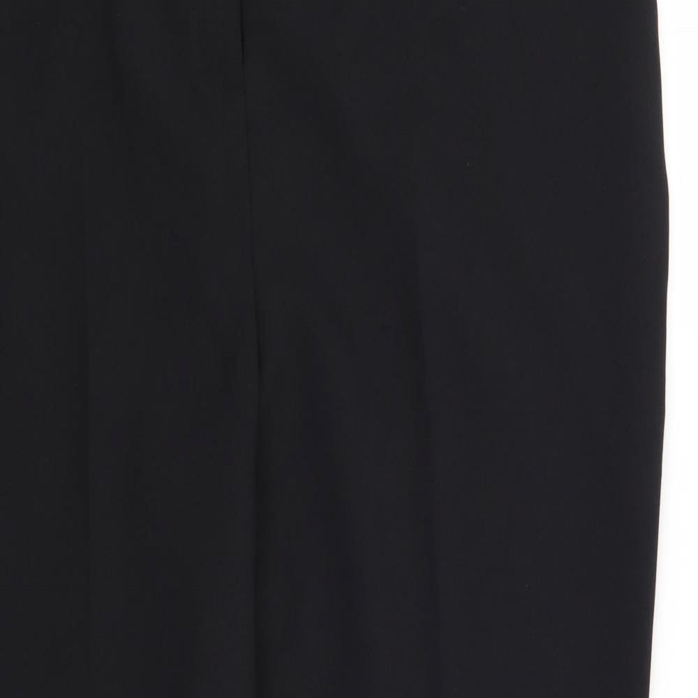 Peacocks Womens Black   Trousers  Size 18 L28 in